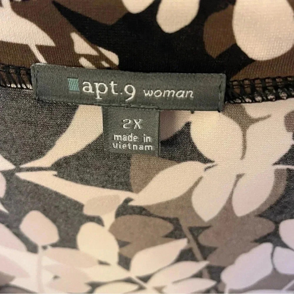 NWOT, Apt 9 Women’s Tie Front Stretch Dress Size 2X - Picture 4 of 5